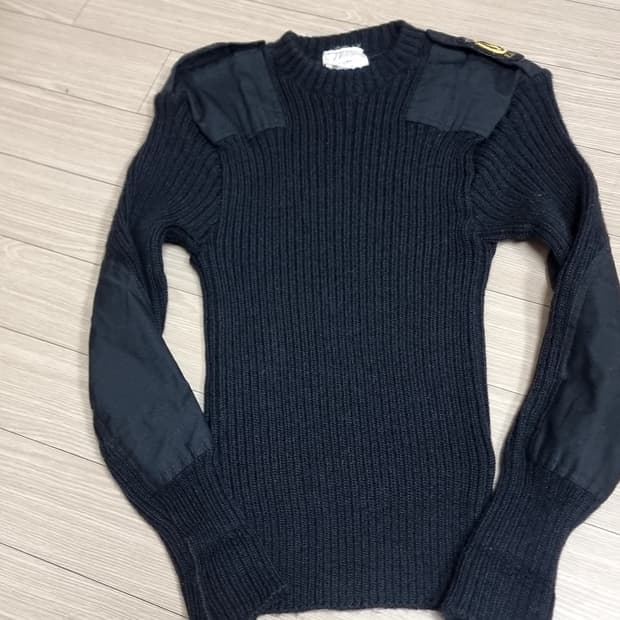 미군 오리지널 네이비 코만도니트 스웨터 견장 패치(95)