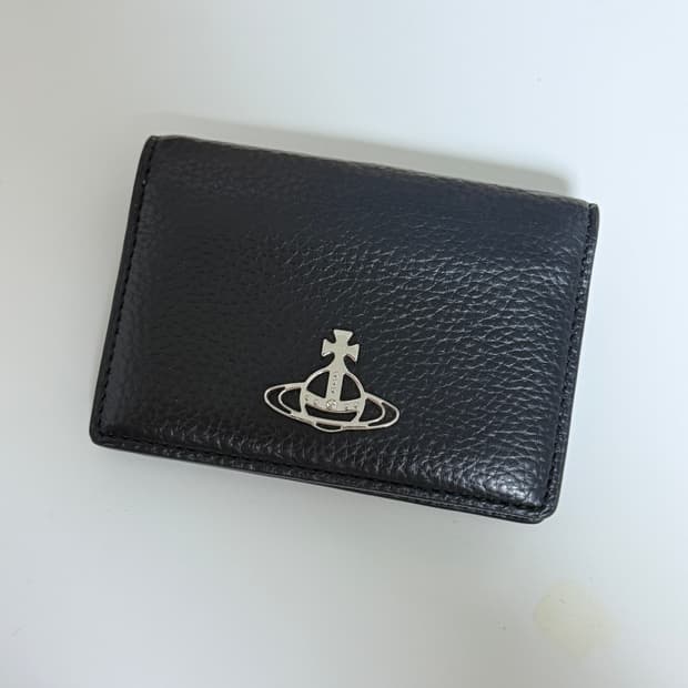 비비안웨스트우드 블랙 카드지갑