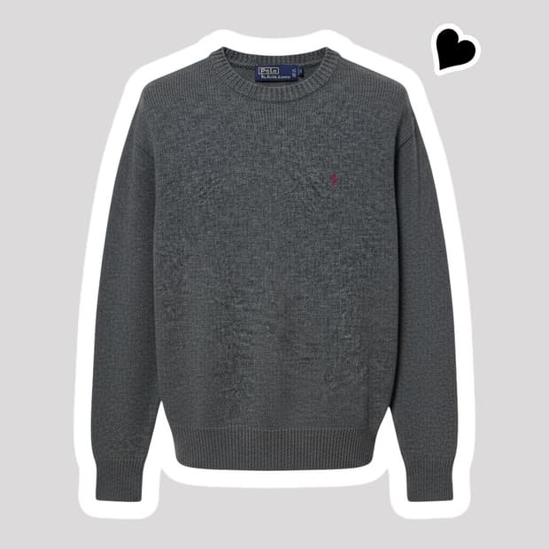 폴로 랄프로렌 그레이 울니트