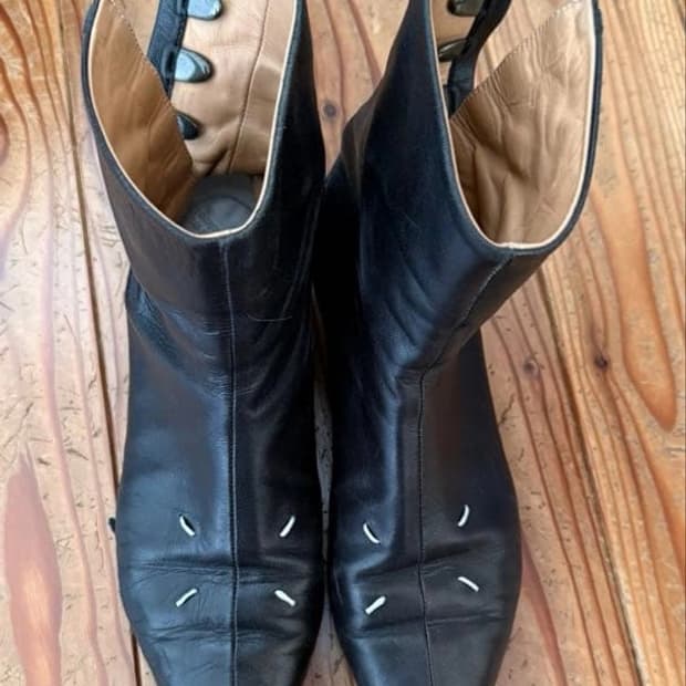 메종 마르지엘라 스티치 앵클 부츠