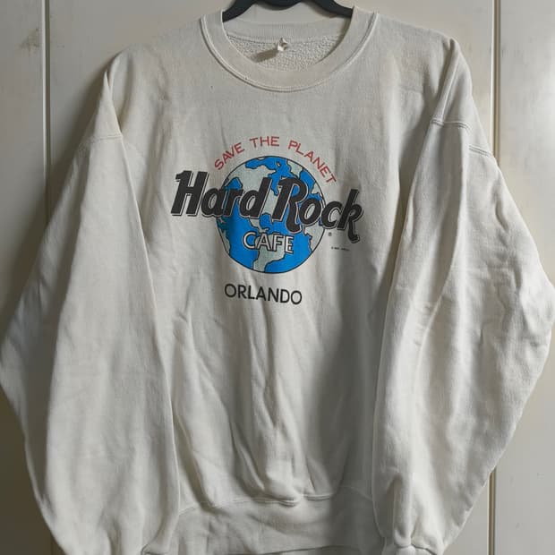 90s usa 하드락 카페 올란도 스웻셔츠 L