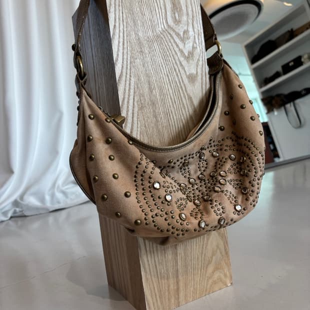 Kathy Van Zeeland Suede Bag