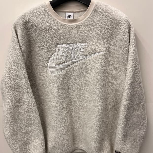 나이키 플리스 기모 맨투맨 L