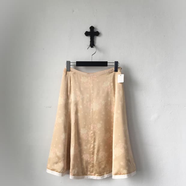 Lucky pattern midi skirt