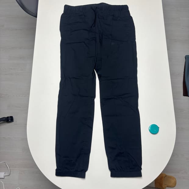 COS 블랙 코튼 조거팬츠 밴딩 바지  