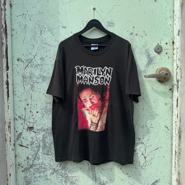 빈티지 Pass 마릴린 맨슨 Marilyn Manson 티셔츠