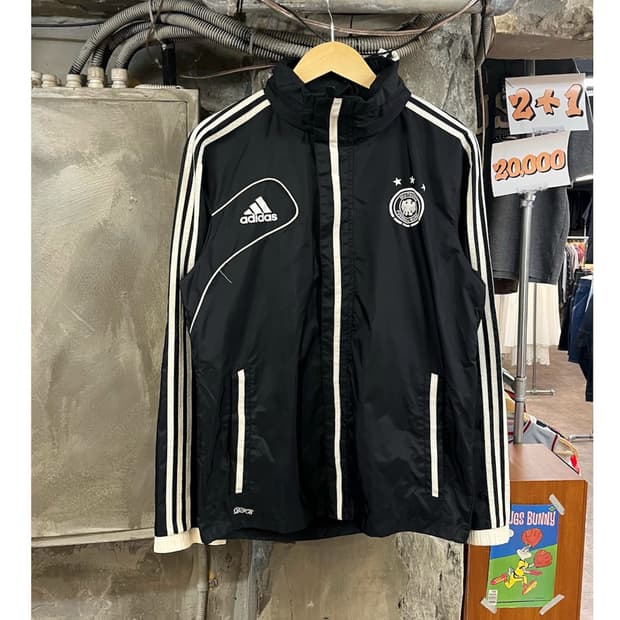 아디다스 독일 국가대표 바람막이 블랙 100 #csz4041