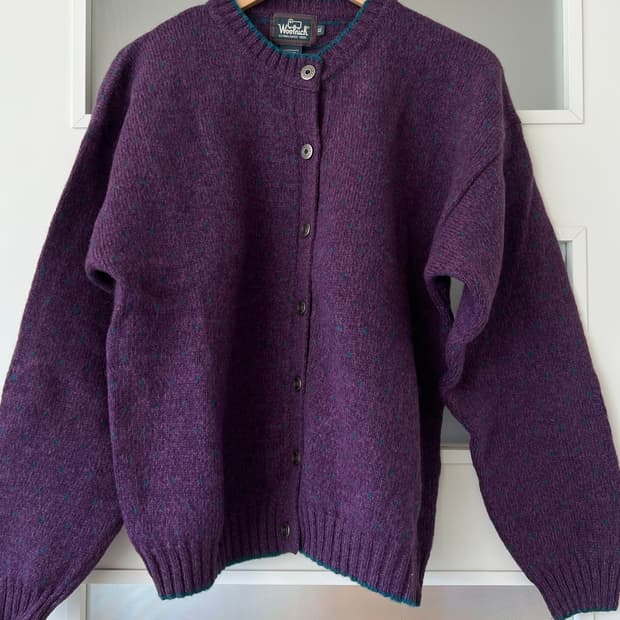울리치 램스울 보라 노르딕 니트 가디건