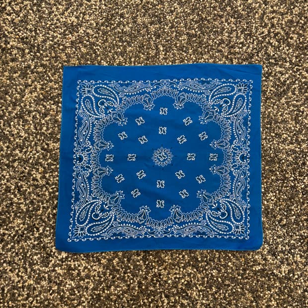 빈티지 페이즐리 반다나 (48x44cm) 