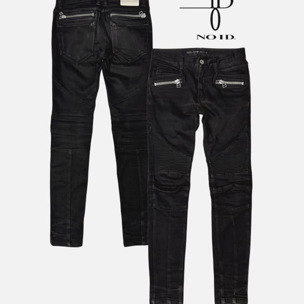 NO ID. slim biker jean