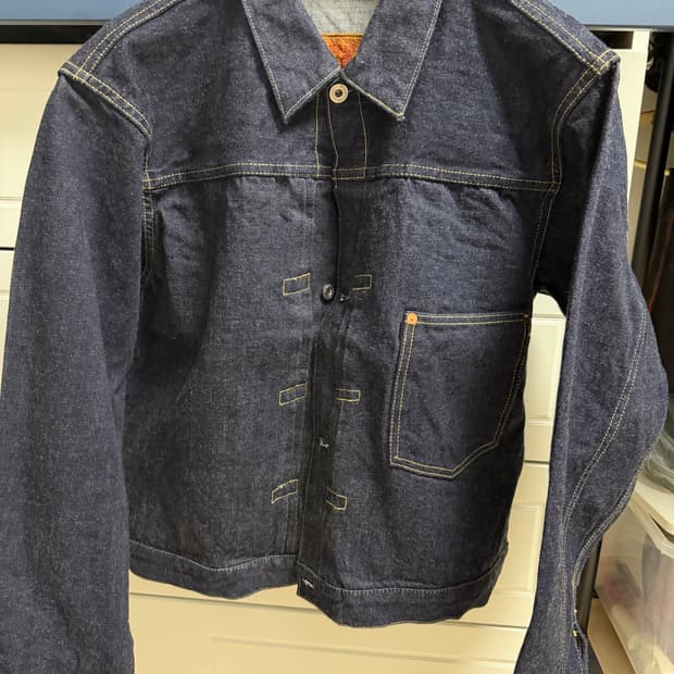 Tcb jeans late 40s 원워시 데님자켓 40사이즈 새제품