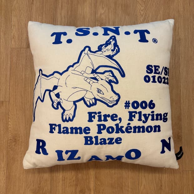디스이즈네버댓 X 포켓몬 리자몽 쿠션