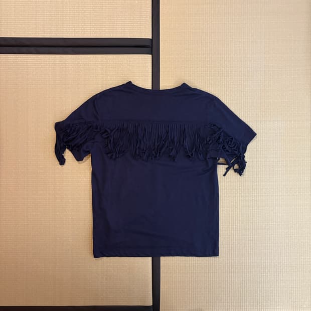 Sacai 사카이 프린지 포켓 반팔티