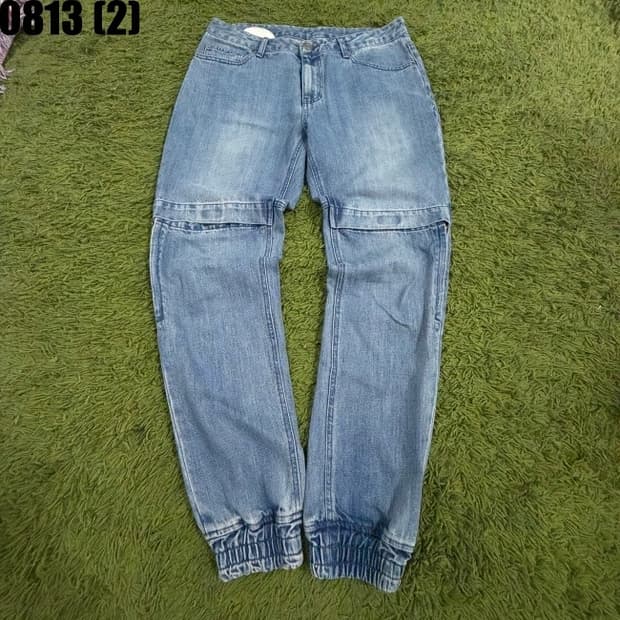준지 워싱 데님 조거 팬츠 48 0813