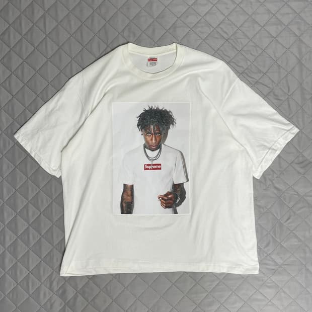 슈프림 NBA 영보이 반팔 티셔츠 화이트