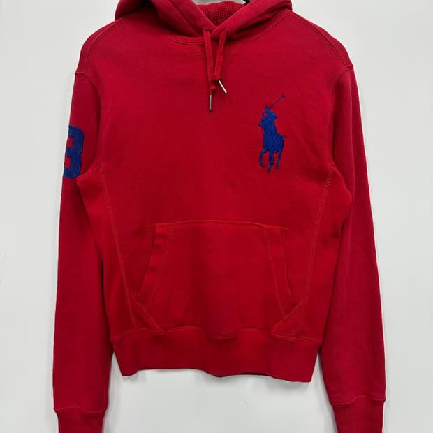 폴로 레드 빅포니 후드티 