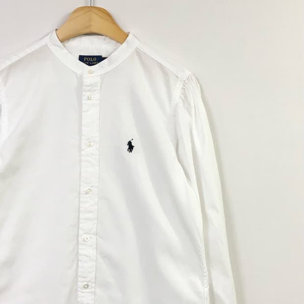 M 폴로 화이트 셔츠