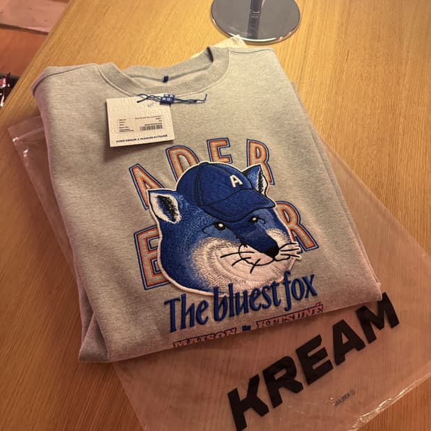 [A3] 아더에러 x 메종키츠네 스웨트 셔츠 그레이