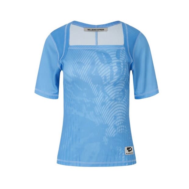 웰빙익스프레스 Sports Bolero Sky Blue 반팔티