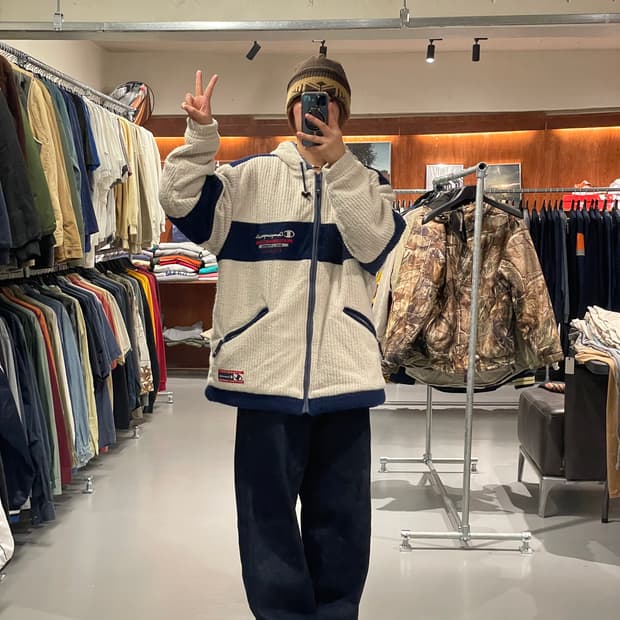 챔피온 올드스쿨 누빔 자켓  