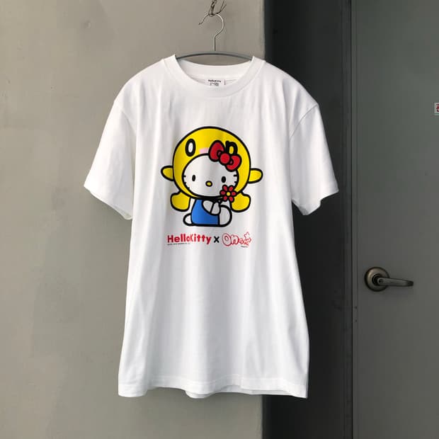 hello kitty X onちゃん t-shirt
