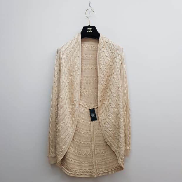 로렌 랄프로렌 케이블 가디건 S/M