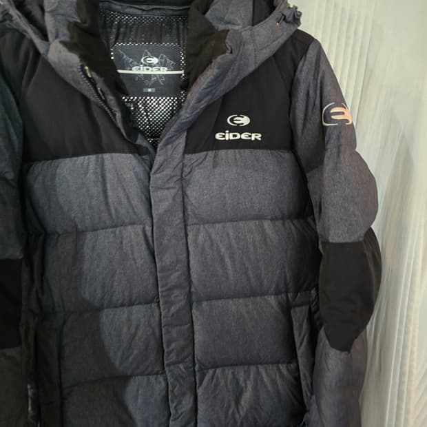 아이더 오리털 롱패딩 