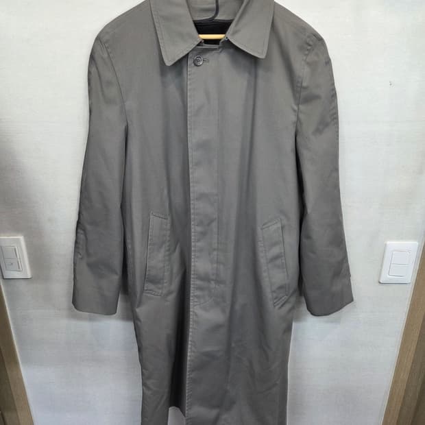 런던포그 안감플리스 분리형 싱글코트 m L 그레이 