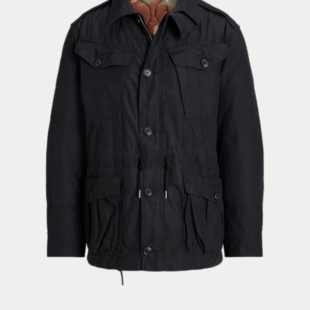 폴로 필드재킷&리버시블 캐모 라이너 m