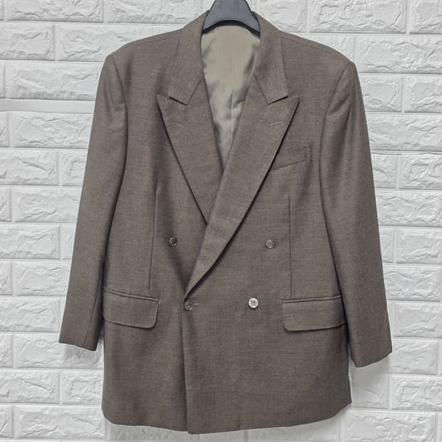 택포) 버버리 더블 브레스트 자켓 XL