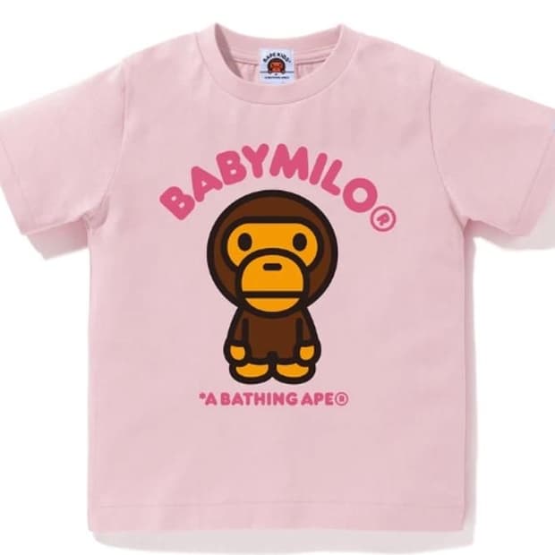 BAPE 키즈 반팔티 베이비 마일로 티 BABY MILO TEE