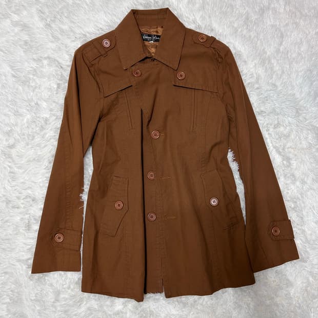 Number(N)ine brown trench coat