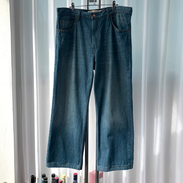 [36인치]리바이스 00s 569 루즈 스트레이트 데님 팬츠