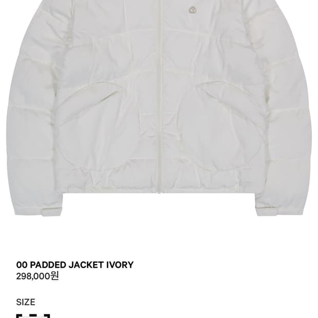 코이세이오 패딩 00 PADDED JACKET IVORY