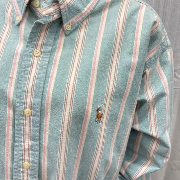 00s 폴로 랄프로렌 스트라이프 코튼 셔츠