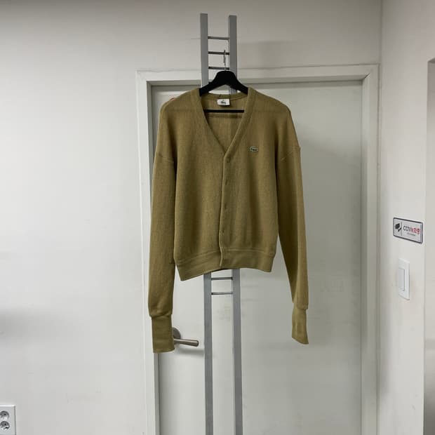 라코스테 베이지 가디건 95