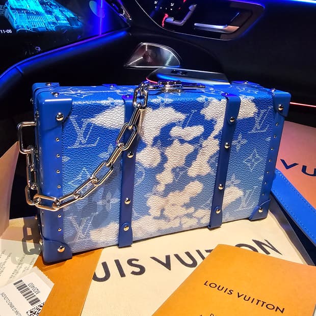 루이비통 버질아블로 클라우드 하드 트렁크 클러치백 볼가 은장체인 (새상품