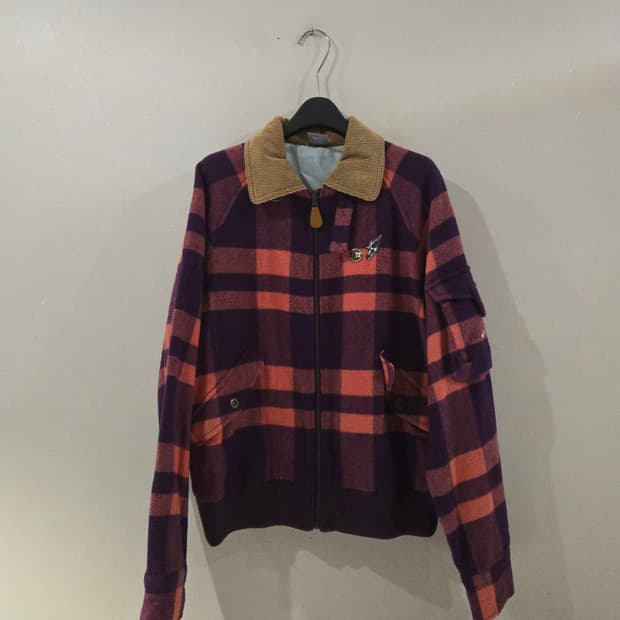 나이키 체크자켓 90