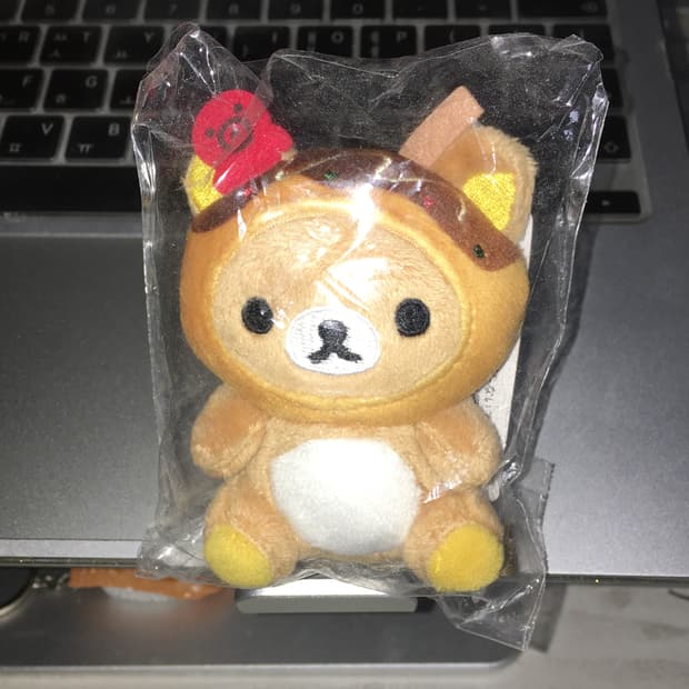 [새상품] 리락쿠마 오사카 한정 테노리 누이구루미 인형