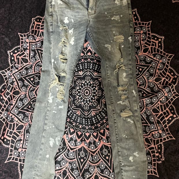 하이퍼데님 슬림 태이퍼드 레그진