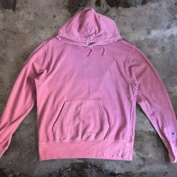 챔피온 핑크 다잉 후디