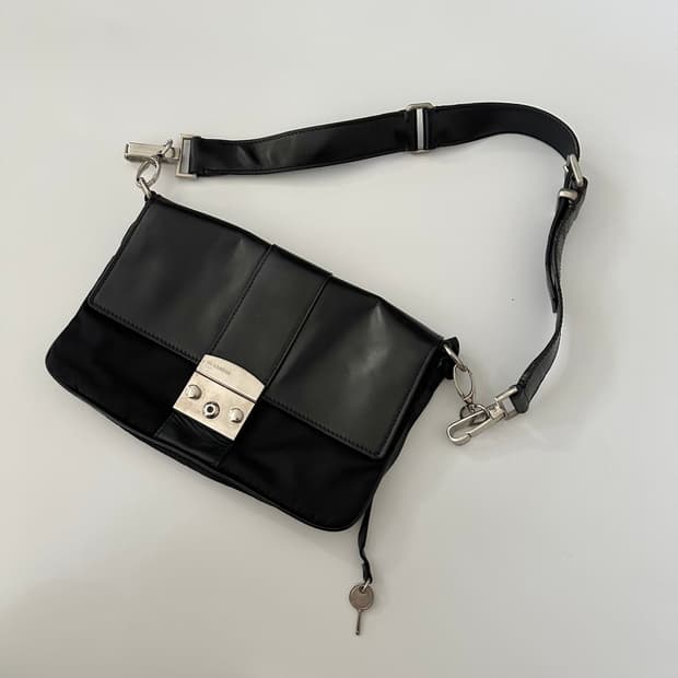 질샌더 jil sander navy 로고 숄더백