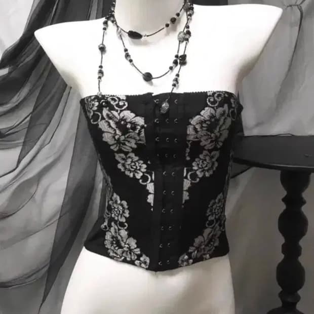 빈티지 오리엔탈 코르셋 탑
