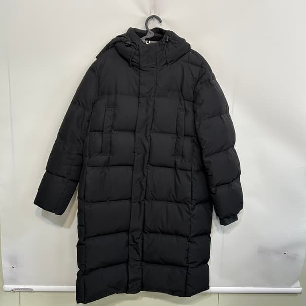 게스 남성 롱패딩 105 블랙 덕다운