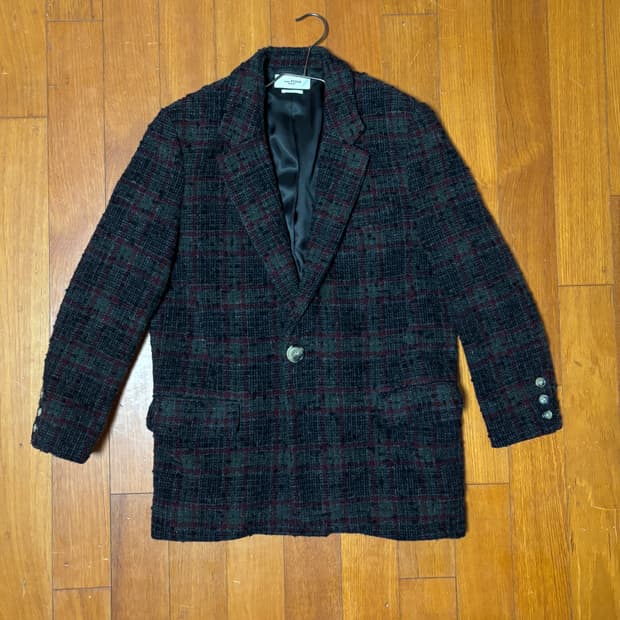 이자벨 마랑 에뚜왈 체크 트위드 자켓