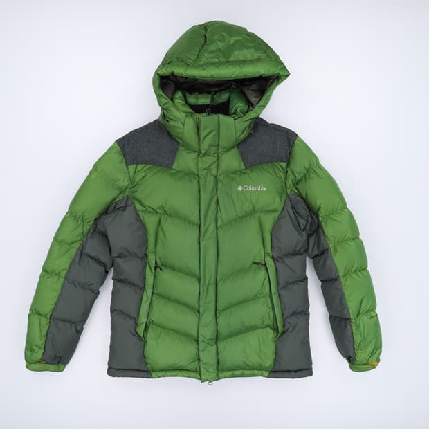 [L] 컬럼비아 구스다운 후드패딩점퍼 1211H1