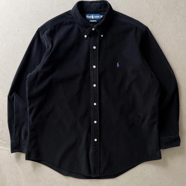 Polo Ralph Lauren Black Corduroy Shirt