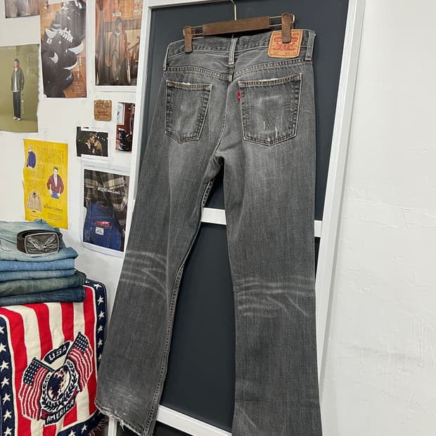 00s Levis 리바이스 527 로우 부츠컷 나팔핏 데님 팬츠
