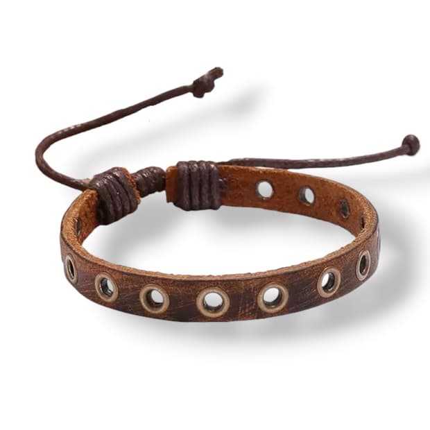 Vintage mood leather 팔찌