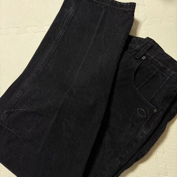 미스치프 롬버스 데님블랙